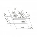 Bếp gas âm Franke FG6416 106.0534.907
