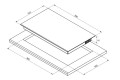 Bếp Từ Hafele HC-I60371B 536.61.718 3 Vùng Nấu
