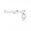 Tay đẩy hơi cùi chỏ 80kg DC413 Hafele 489.30.036