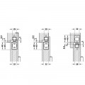 Cùi Chỏ Hơi Lắp Âm 120Kg DCL33N Hafele 931.84.198