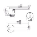 Bộ Khóa Tay Nắm Cửa DIY Set B Hafele 499.63.613