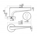 Bộ Khóa Tay Nắm Cửa DIY Set C Hafele 499.63.620