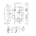Bộ Khóa Tay Nắm Cửa DIY Set D Hafele 499.63.629