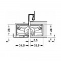 Bản lề âm TE340 3D SSS Hafele 924.17.104