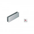 Kẹp kính dưới Inox mờ Hafele 489.81.010