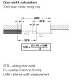 Phụ Kiện Cửa Trượt Slido Telescopic 80Kg Hafele 940.81.140