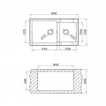 Chậu rửa chén bát Hafele HS G8650 565.83.351