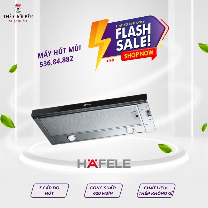 Máy hút mùi âm tủ Hafele Smeg KSET66VNE2 536.84.882