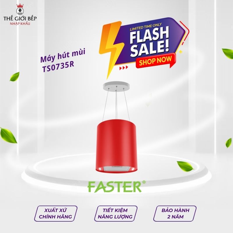 Máy hút mùi treo độc lập Faster TS0735R