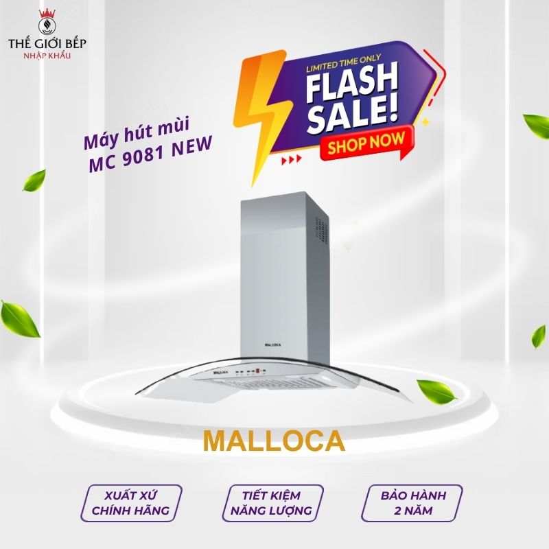 Máy hút mùi Malloca MC 9081 NEW (900)