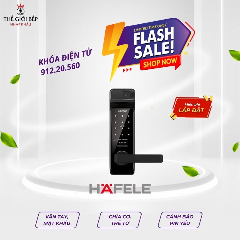Khóa điện tử Hafele EL7700-TCS 912.20.560