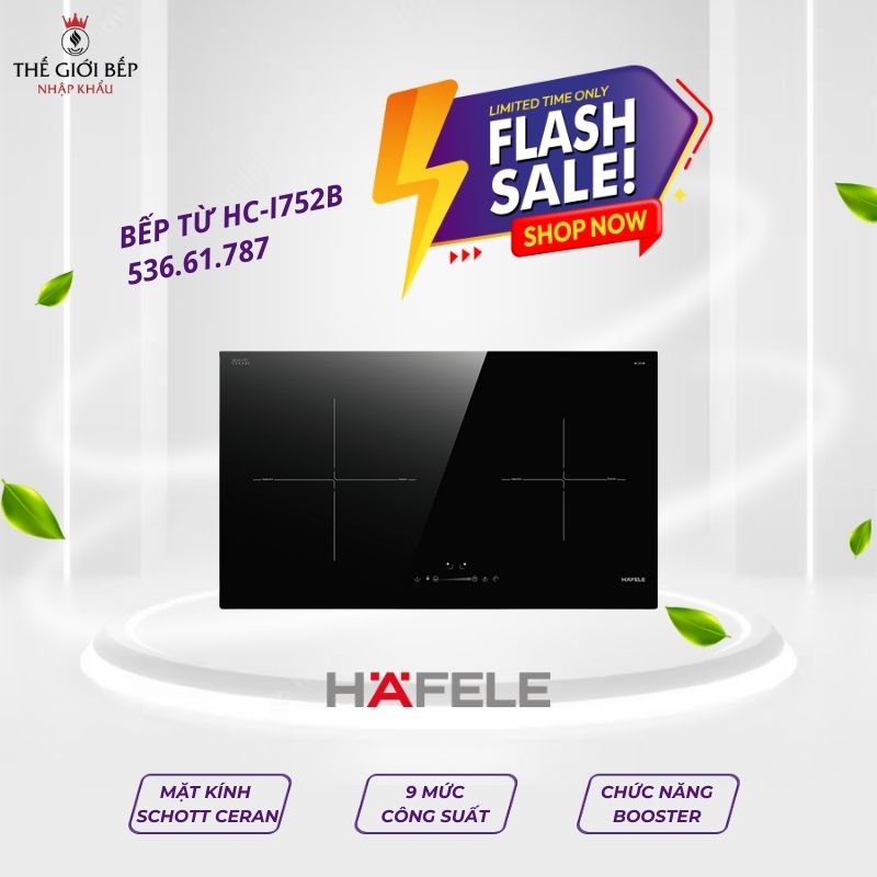 Bếp từ đôi Hafele HC-I752B 536.61.787