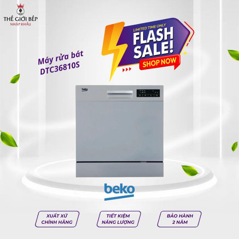 Máy rửa chén độc lập Beko DTC36810S