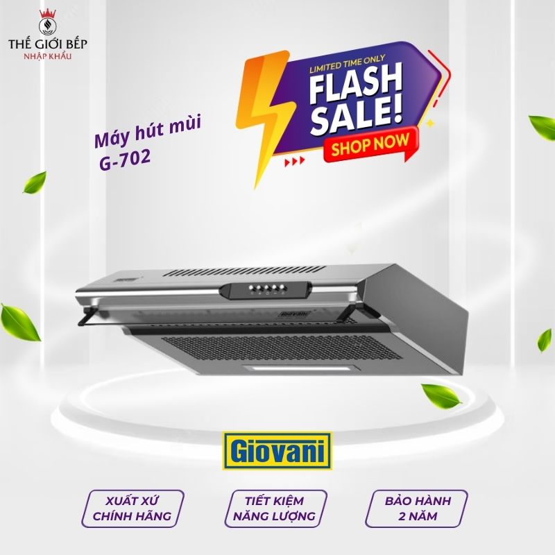 Máy hút mùi cổ điển Giovani G-702