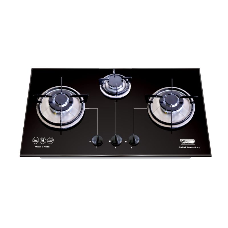 Bếp gas âm Giovani 3 vùng nấu G-302 SB