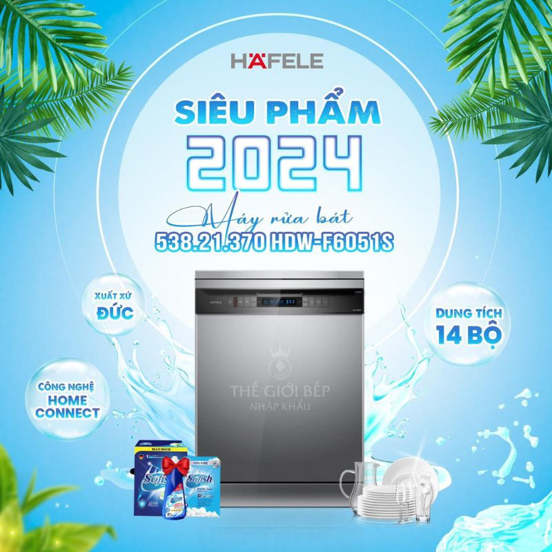 Máy rửa bát độc lập Hafele HDW-F6051S 538.21.370
