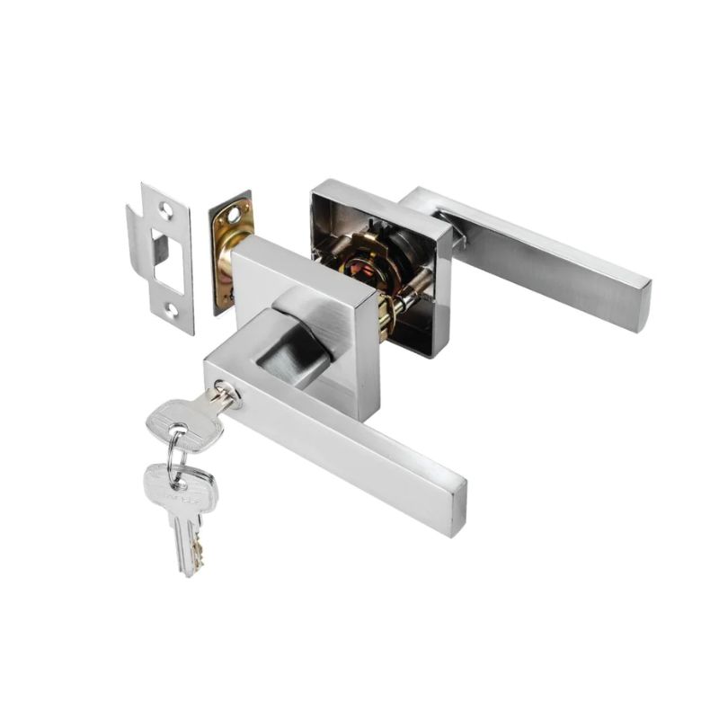Bộ khóa tay nắm cửa đi dạng thẳng Hafele 499.63.973