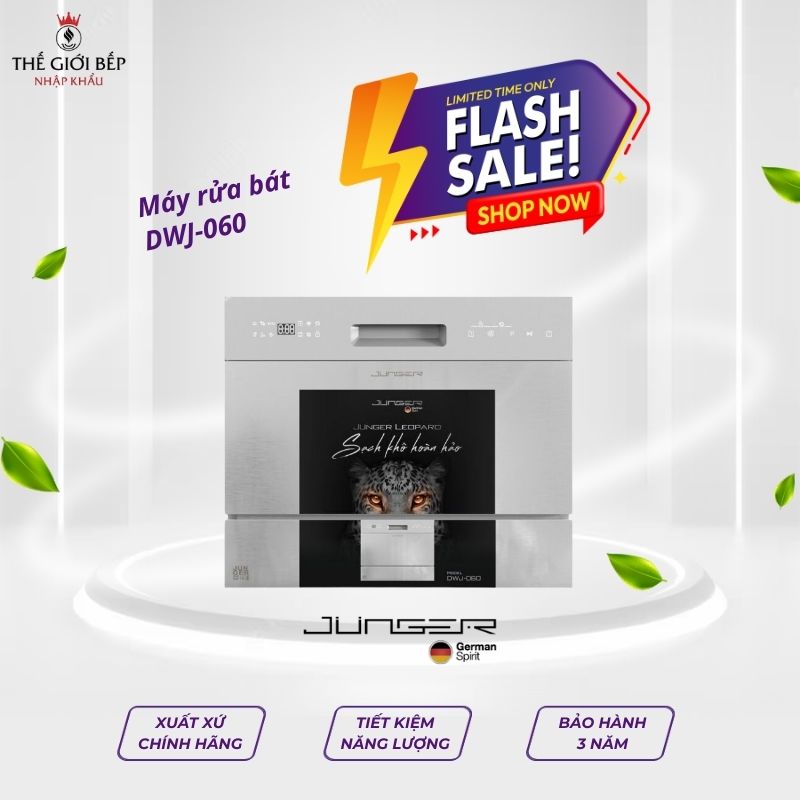 Máy rửa bát mini Junger Model DWJ-060