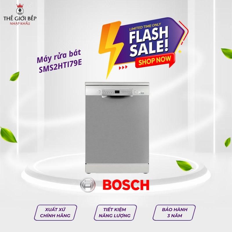 Máy rửa bát Bosch SMS2HTI79E serie 2, độc lập
