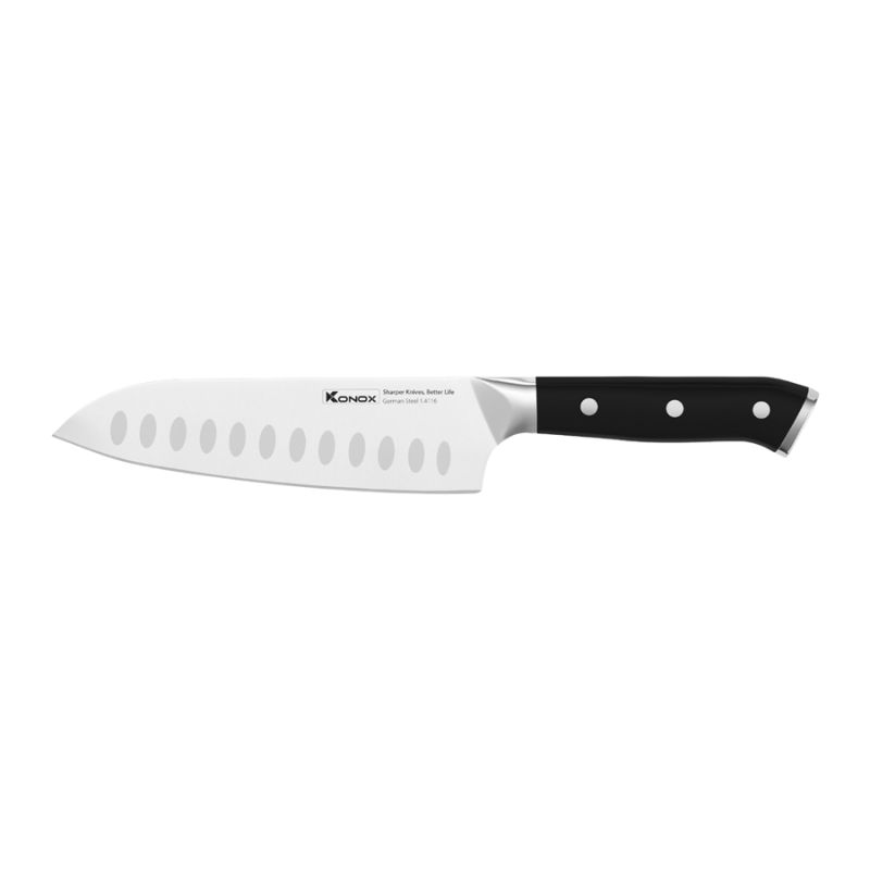 DAO ĐA NĂNG THÉP ĐỨC KONOX EMMITT SERIES 7″ SANTOKU
