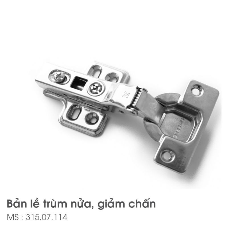 BẢN LỀ TRÙM NỬA METALLA SM 110° GIẢM CHẤN HAFELE 315.07.114