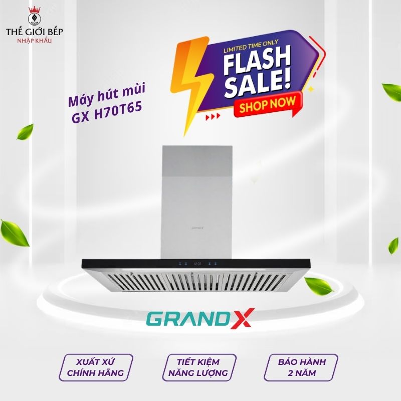 Máy hút mùi áp tường GrandX GX H70T65
