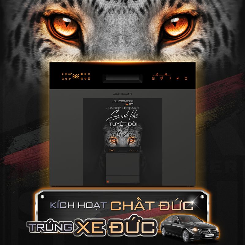 Máy rửa bát Junger LEOPARD-DWJ-136-VG