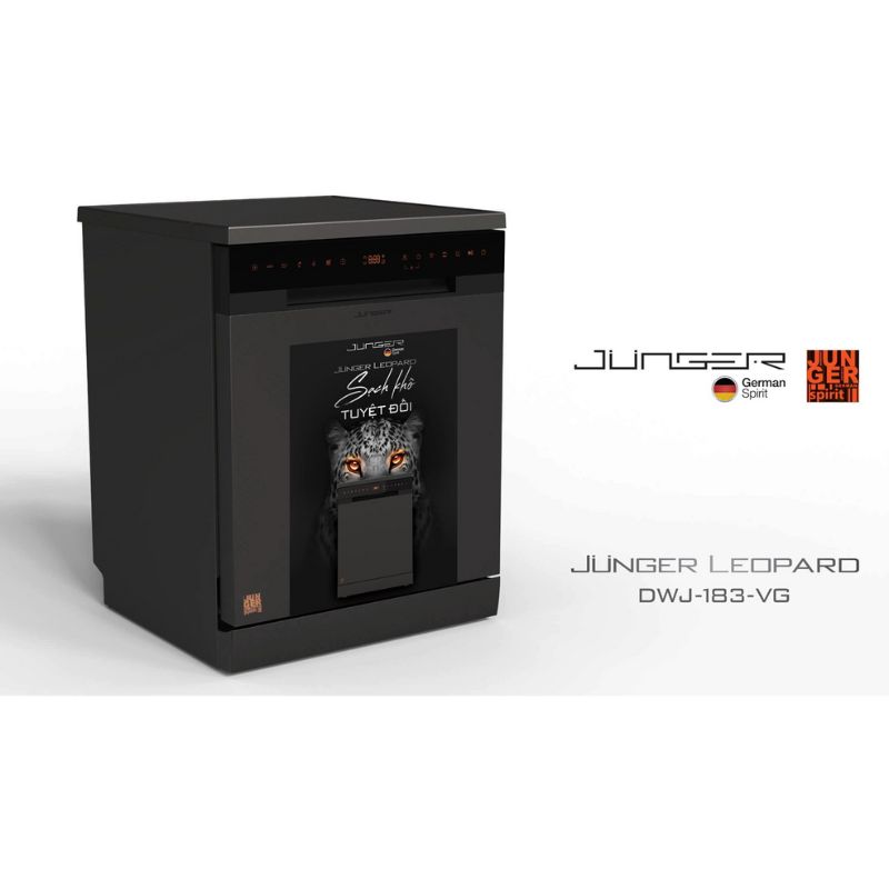 MÁY RỬA BÁT JUNGER LEOPARD-DWJ-183-VG