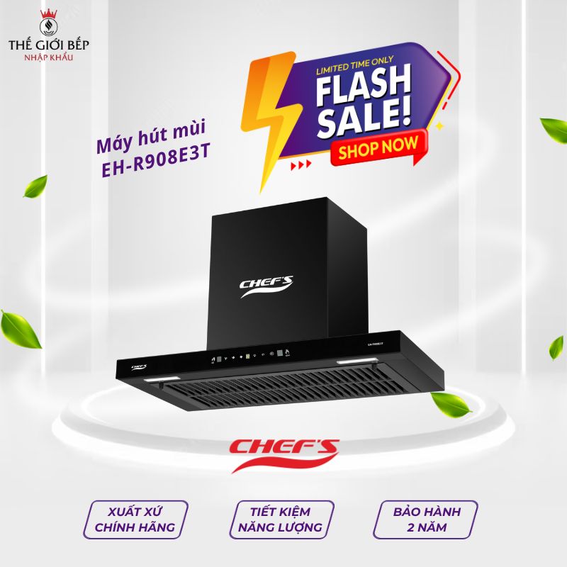 Máy hút mùi âm tủ Chef’s EH-R908E3T 