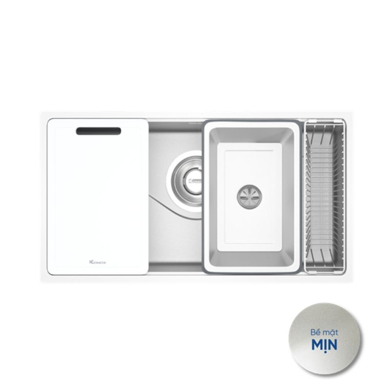 CHẬU RỬA BÁT KONOX TARI 8748SM