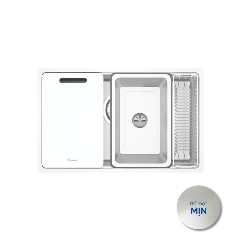 CHẬU RỬA BÁT KONOX TARI 7648SM