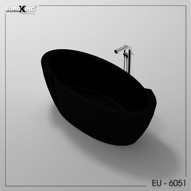 Bồn tắm EuroKing không massage EU-6051Nhám/Đen
