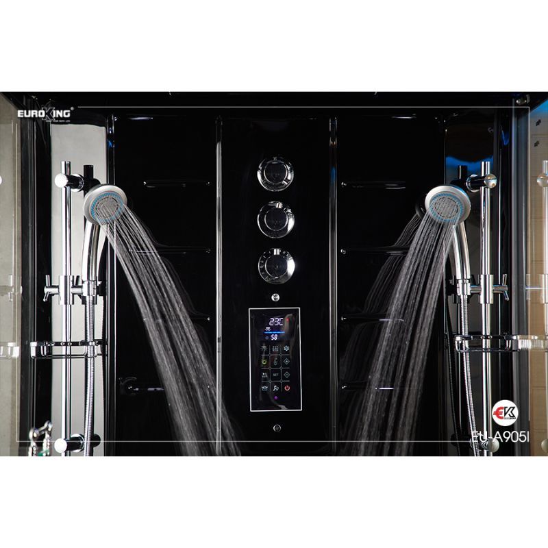 PHÒNG XÔNG HƠI EUROKING EU-A905I BLACK-1800