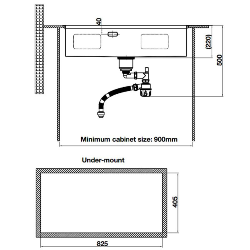 CHẬU RỬA BÁT INOX 1 HỐ HAFELE 567.20.637