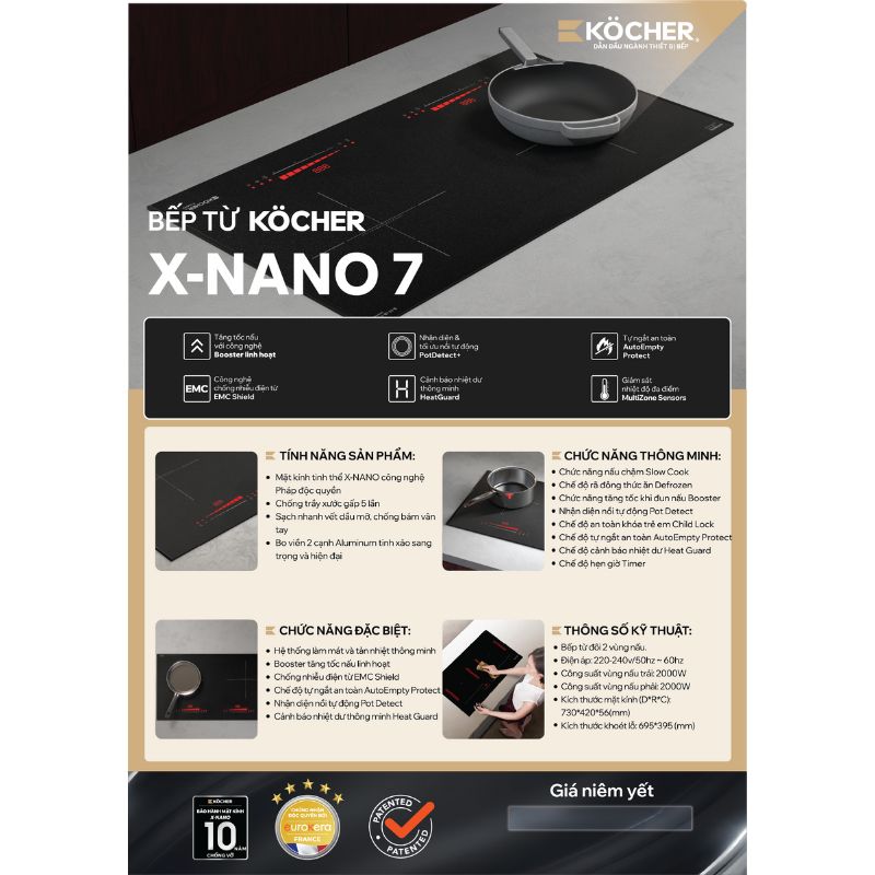 BẾP TỪ KOCHER X-NANO 7