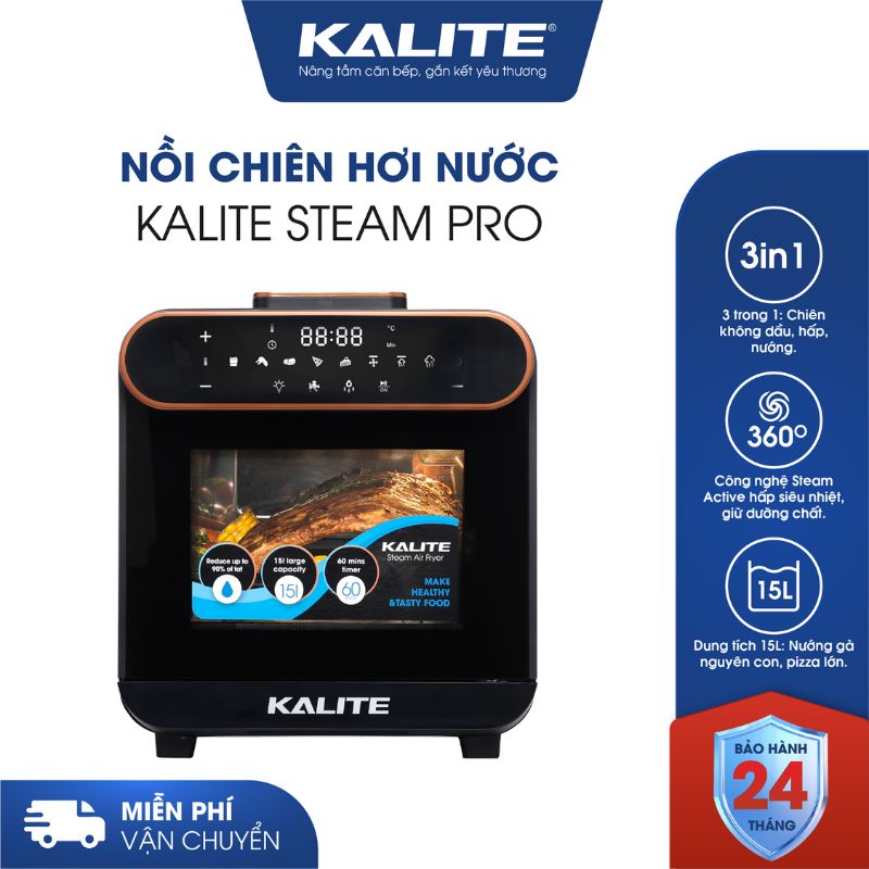 NỒI CHIÊN HƠI NƯỚC KALITE STEAM PRO