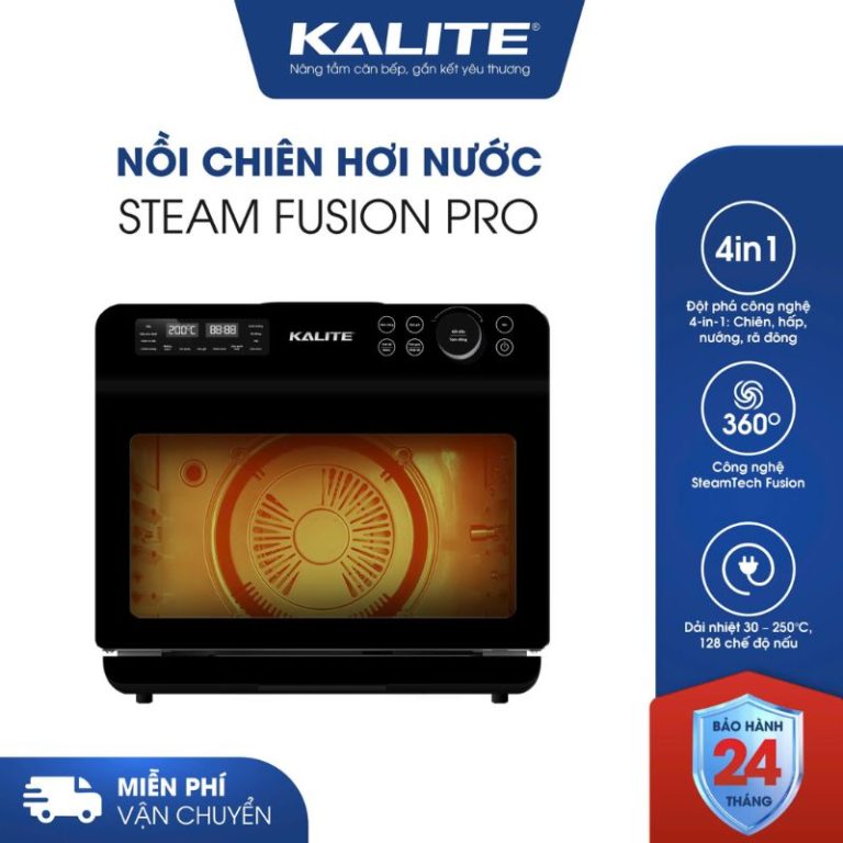 NỒI CHIÊN HƠI NƯỚC KALITE FUSION-PRO