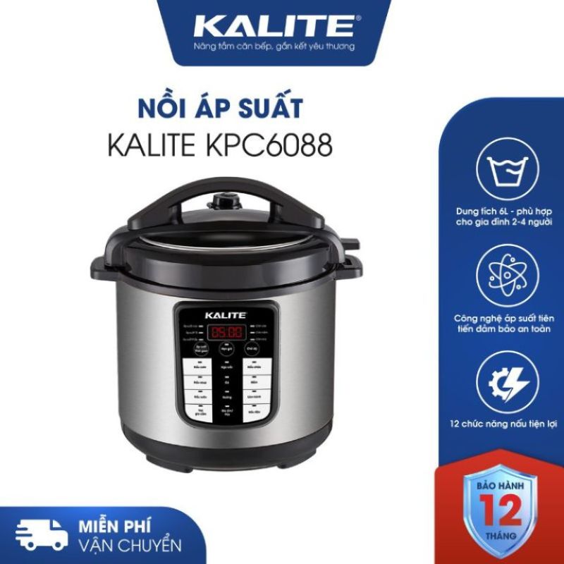 NỒI ÁP SUẤT ĐIỆN KALITE KPC6088
