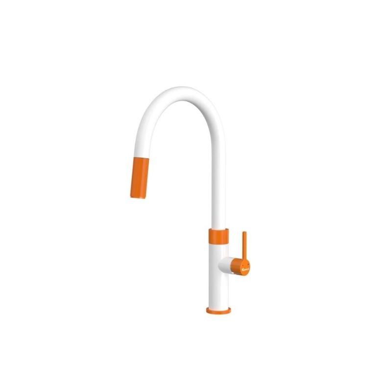 VÒI RỬA BÁT DÂY RÚT LASI ORANGE