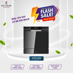 Máy rửa chén bát Spelier SP-08 DW Black