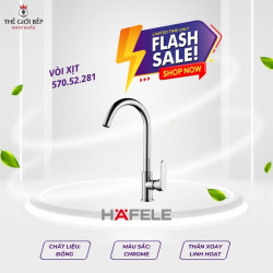Vòi rửa bát inox Hafele HT19-CC1F255 570.52.281