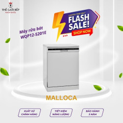 Máy rửa bát Malloca WQP12-5201E