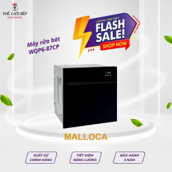 Máy rửa chén âm tủ Malloca WQP6-87CP