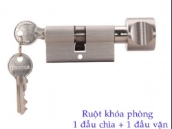 Ruột khóa 1 đầu chìa, 1 đầu vặn Hafele 916.96.325, 71mm Đồng thau