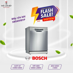 Máy rửa bát Bosch SMS4IVI01P serie 4, độc lập