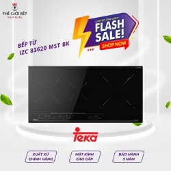 Bếp từ Teka 3 vùng nấu IZC 83620 MST BK lắp âm 112500039