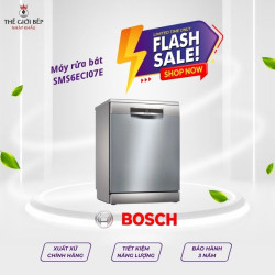 Máy rửa bát Bosch SMS6ECI07E serie 6, độc lập