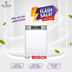 Máy rửa bát Bosch SMI8YCS03E serie 8, bán âm