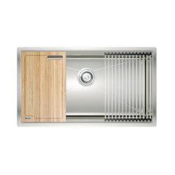 Chậu rửa bát Konox Workstation - Undermount Sink KN8046SU (Full phụ kiện)