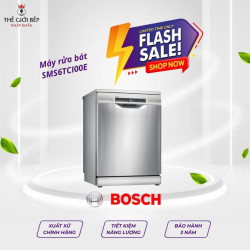 Máy rửa bát Bosch SMS6TCI00E serie 6, độc lập